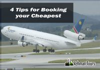 4 Tips for Booking your Cheapest Flight Tickets
